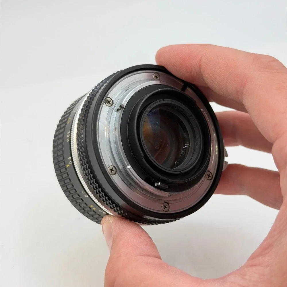 Nikon Nikkor 50mm f2 Ai Manual Focus Prime Lens with 52mm Tiffen UV Filter